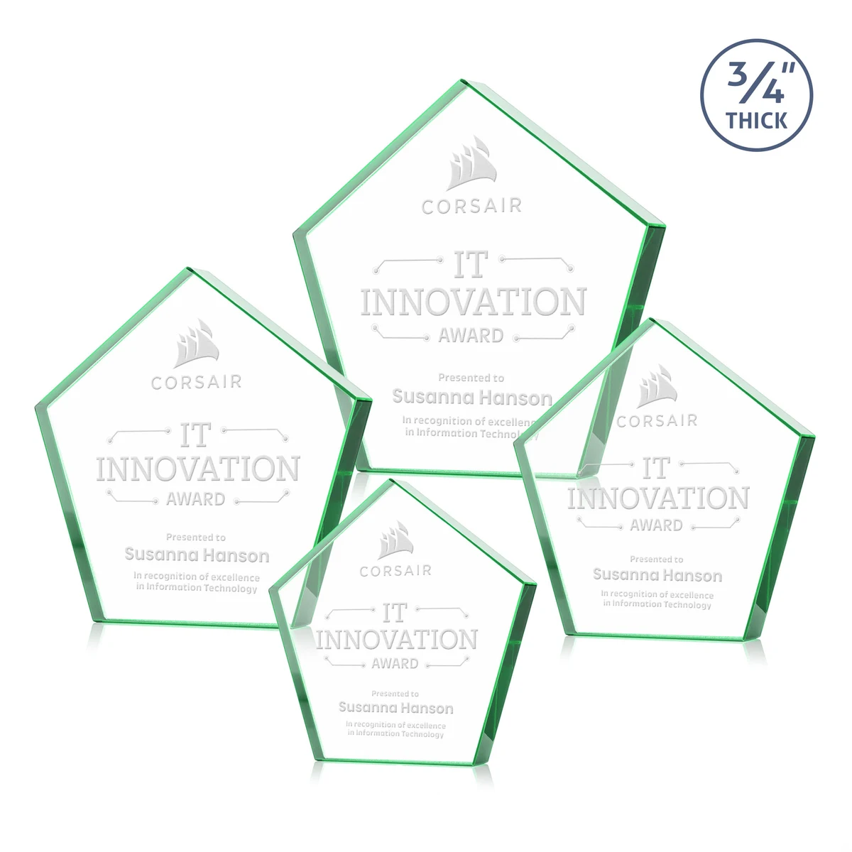 Belmar Pentagon Award - Emerald 1