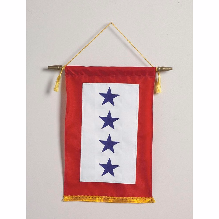 Blue Star Banner - Four Stars