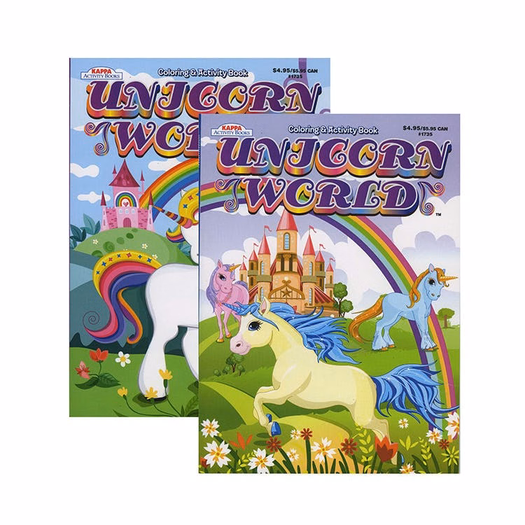 Unicorn World Coloring & Activity Books - Two Titles