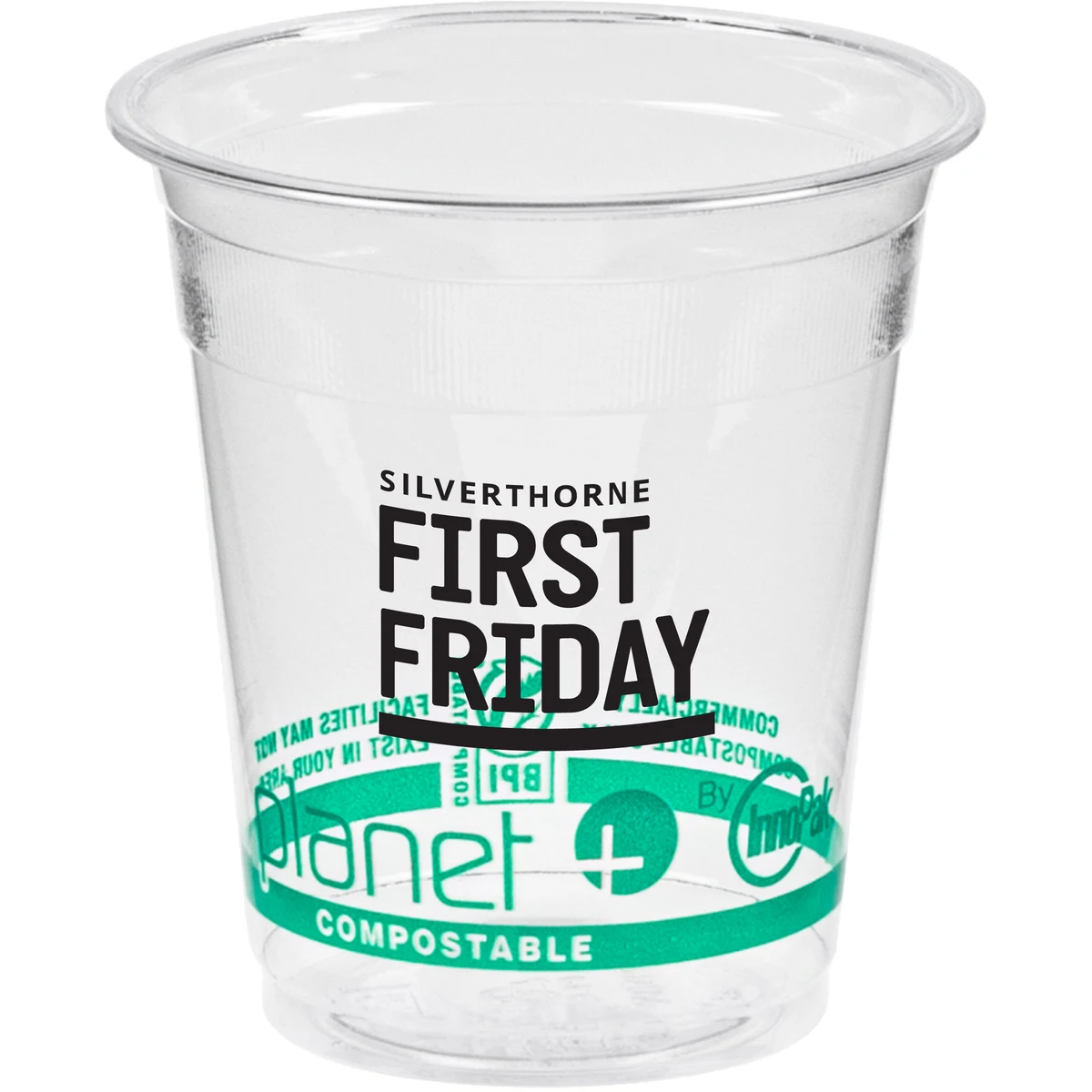7oz Compostable PLA Cup - Eco Branded (Planet) 1