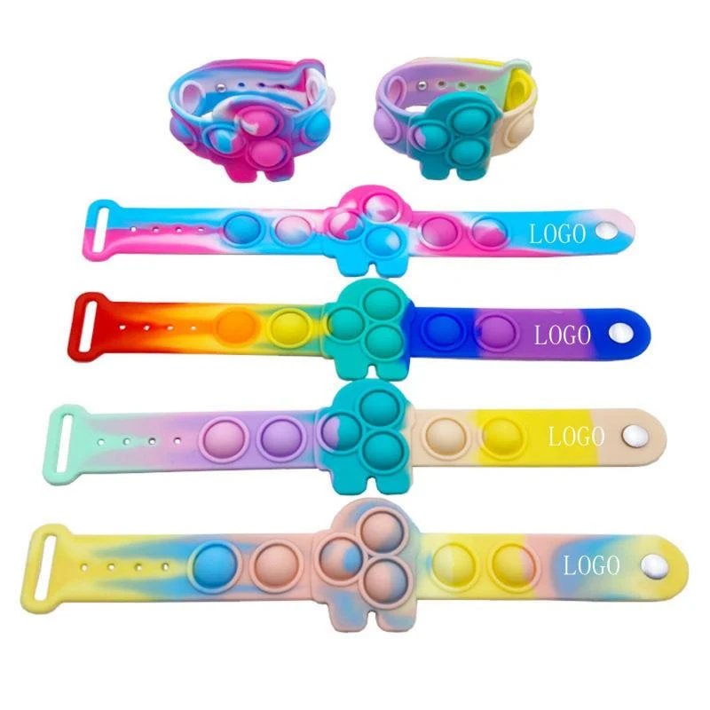 Silicone Push Bubble Fidget Toy Bracelet 1