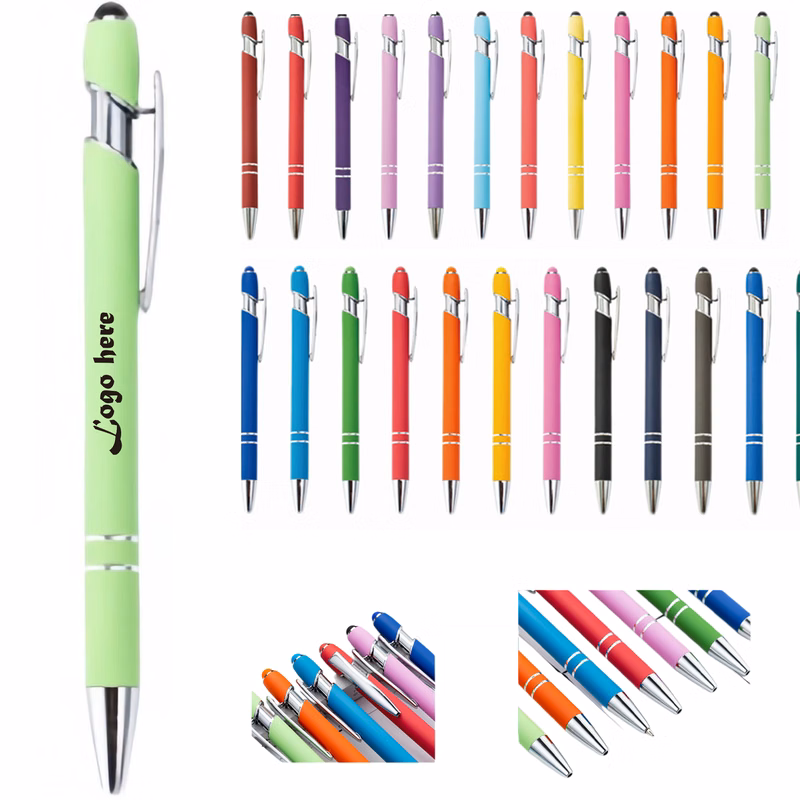 Pen With Soft Rubberized Grip