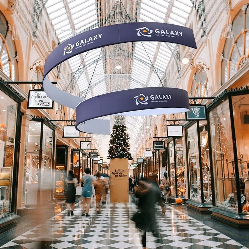 Spiral Hanging Sign