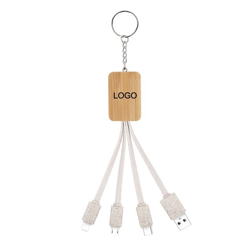 Degradable Bamboo Charging Cables 1
