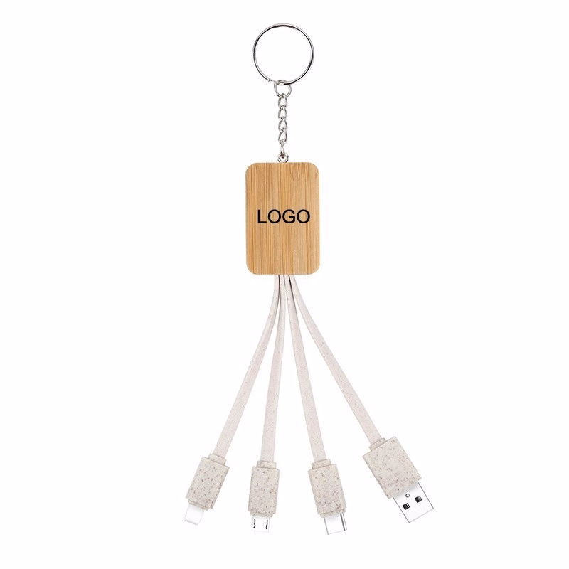 Degradable Bamboo Charging Cables