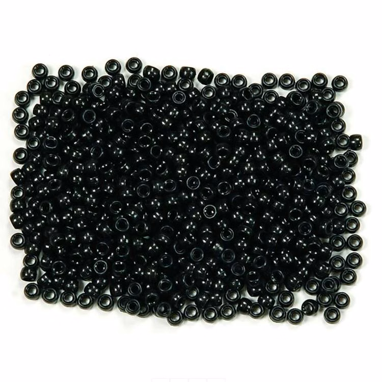 Black Pony Beads