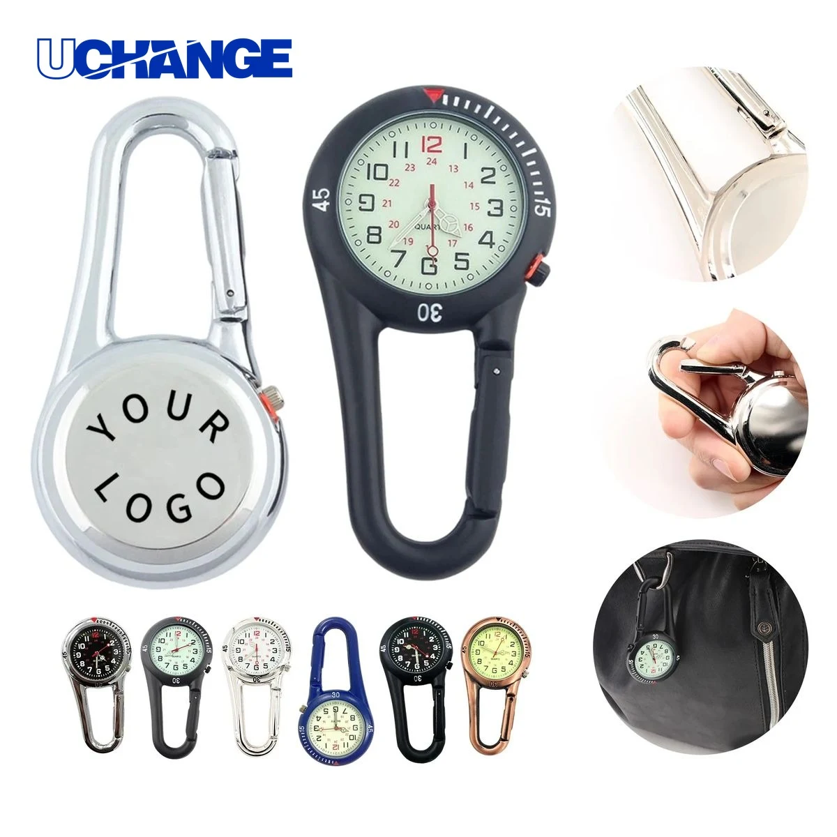 Climbing Carabiner Watch Clip Accessory Multi-Functional Design 1