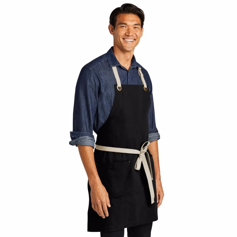 Port Authority Canvas Full-Length Two-Pocket Apron