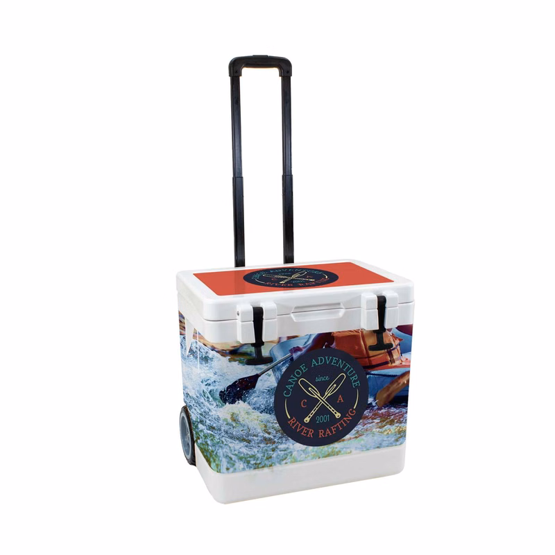 35L OBP Wheeled Explorer Cooler, Wrap Graphic w/ Lid Decals