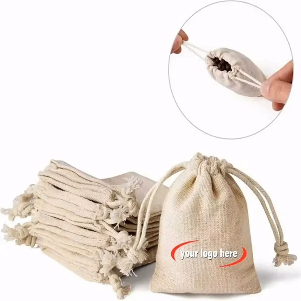 Custom 3.15 x 4.33 Inch Non-Woven Drawstring Gift Bags — Event Favor