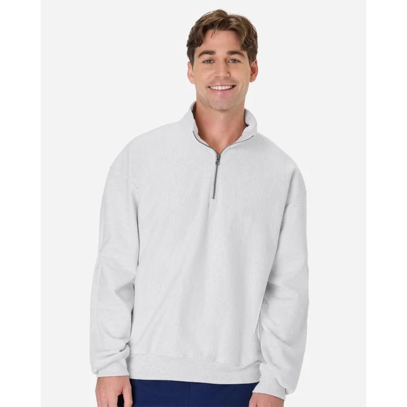 Hanes Men's Beefy® Sweats Premium Heavyweight Quarter-Zip Sweatshirt - OG900, custom hoodie or sweatshirt with logo imprint 1