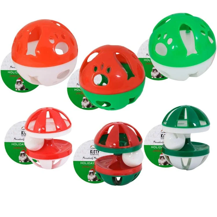 Christmas Cat Toys Assorted 4in 1