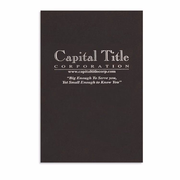 Legal Size Presentation Folders with Foil Stamped Imprint