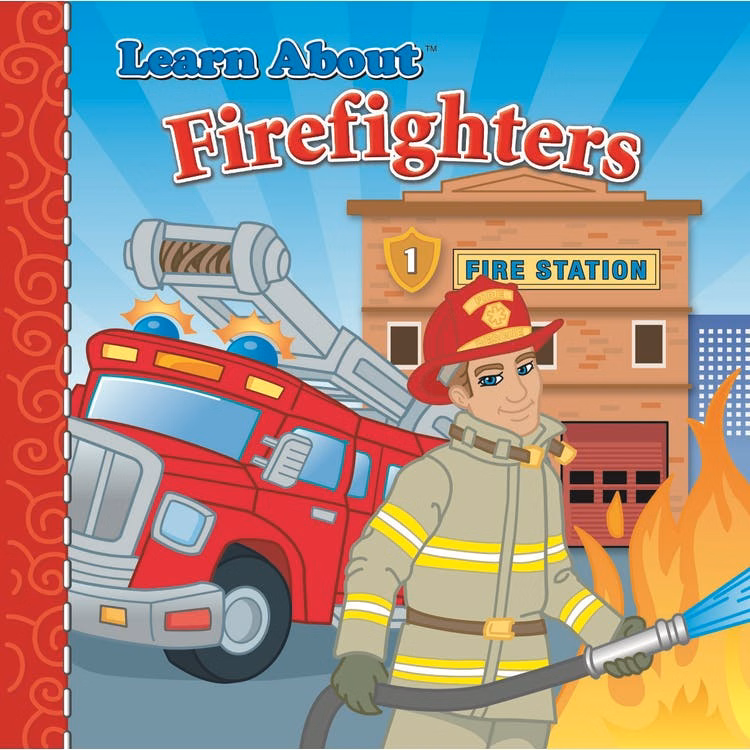 Learn About Firefighters Storybooks - 12 Pages Ages 2-7