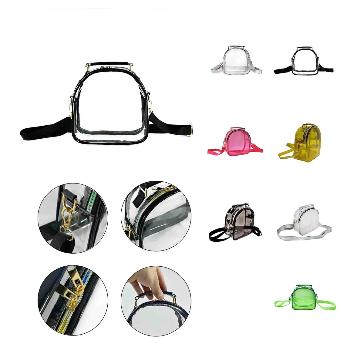 Laser Clear Crossbody Shoulder Bag 1
