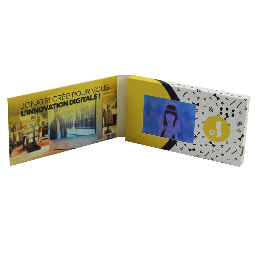 2.4 inch LCD Business Card Video Brochure-128MB 1