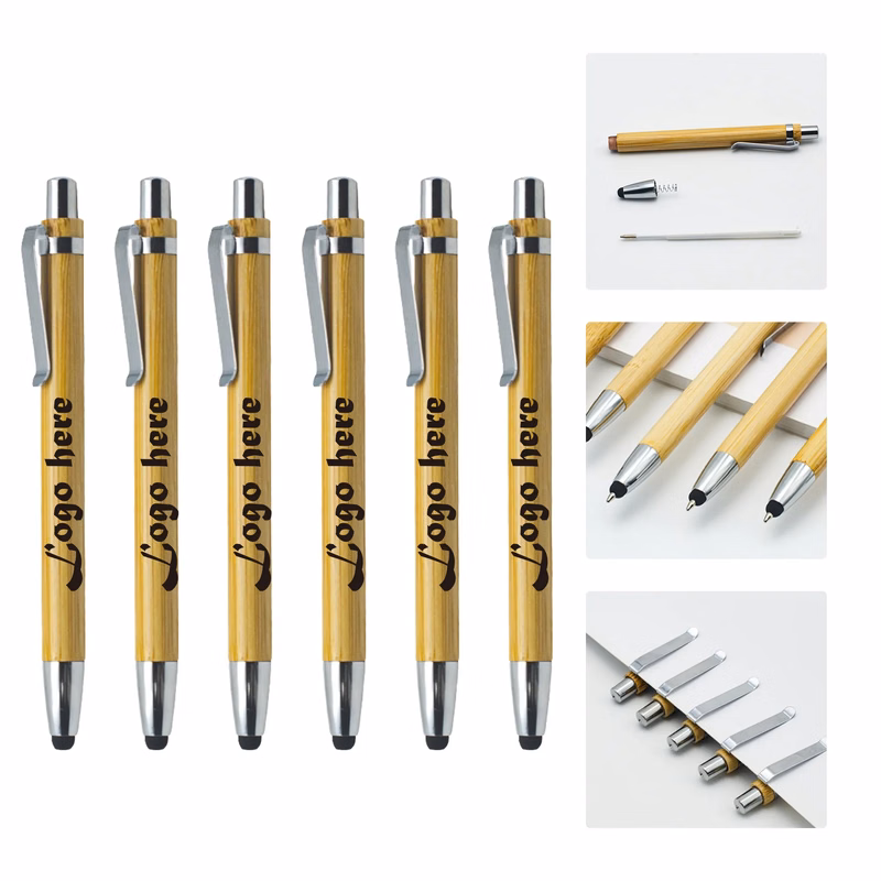 Bamboo Touch Screen Ballpoint Pen Customization