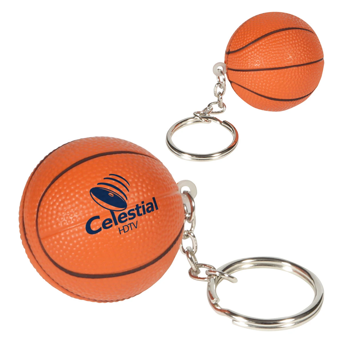 Basketball Stress Reliever Key Chain 1