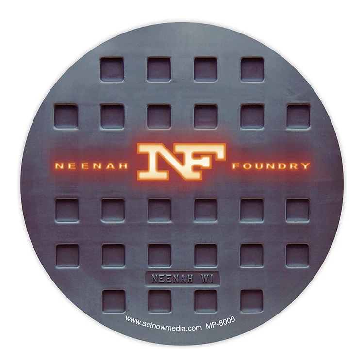 Mouse Carpet Heavy-Duty Round Fabric Mouse Pad (8"x3/16") PREMIUM 1