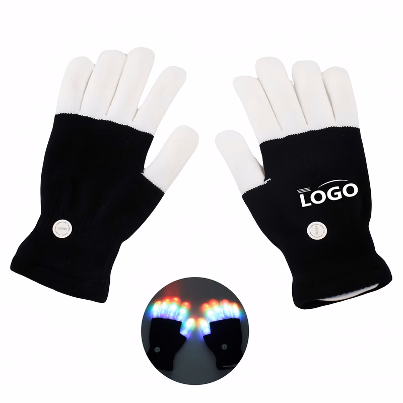 LED Light-Up Party Gloves