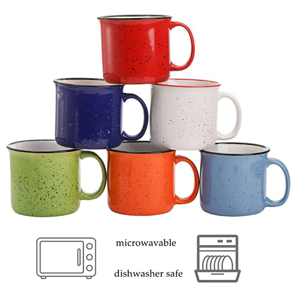 15Oz Campfire Camping Mugs 1