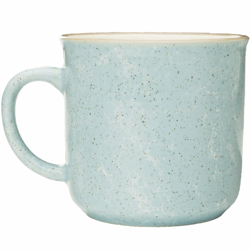 13 oz Marble finish Ceramic Campfire Coffee Mug w/ Flared top