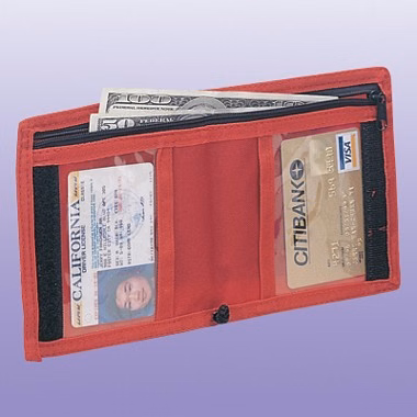 POCKET BI-FOLDWALLET w/ FRONT CLEAR ID/BADGE WINDOW