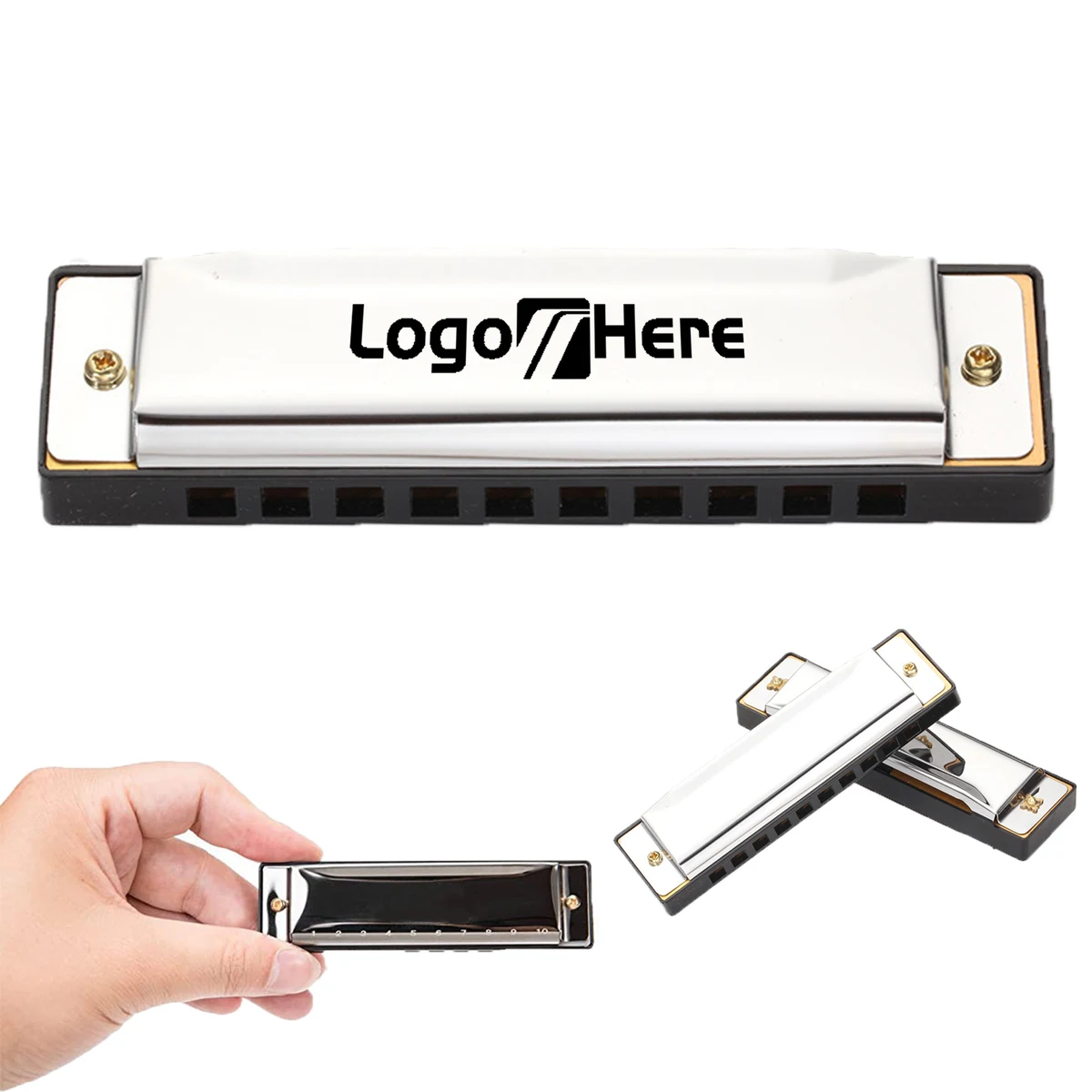 Pocket 10 Hole Harmonica 1