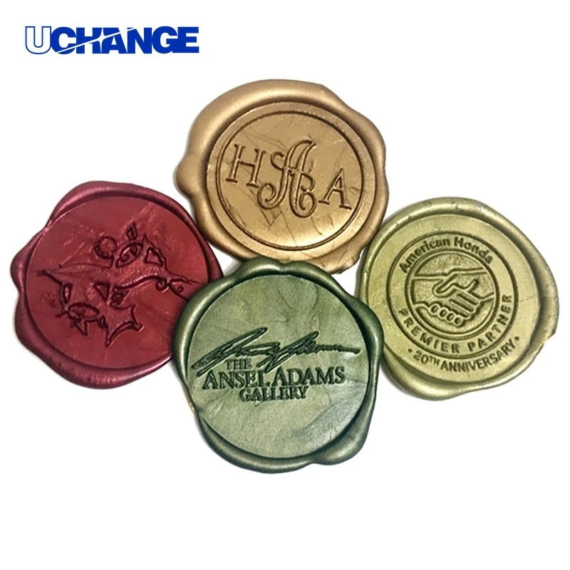 Adhesive Wax Seal Sticker for Packaging 1