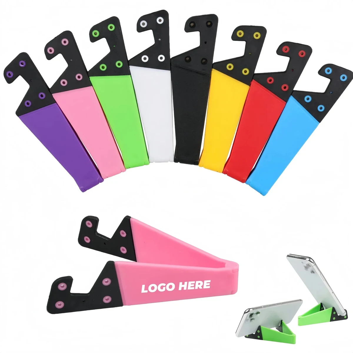 Portable Foldable V Shaped Mobile Phone Holder 1