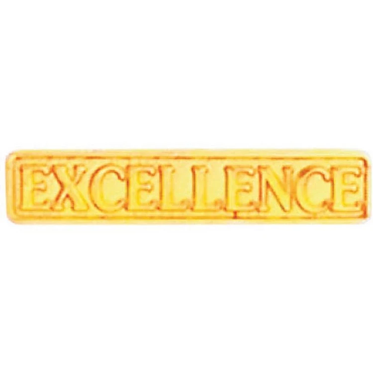 Bright Gold Excellence Service Lapel Pin 1
