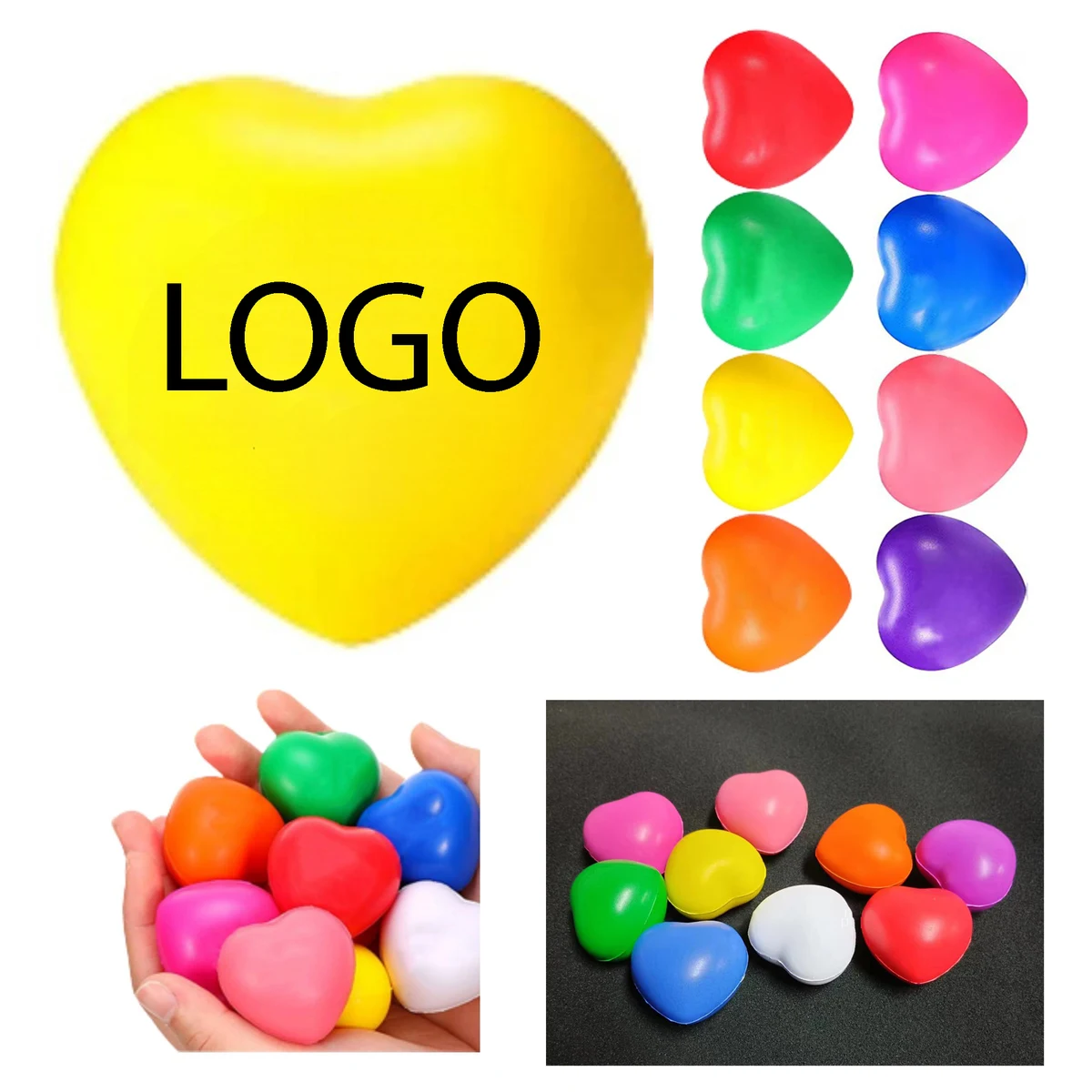 Custom Heart-Shaped Stress Ball 1