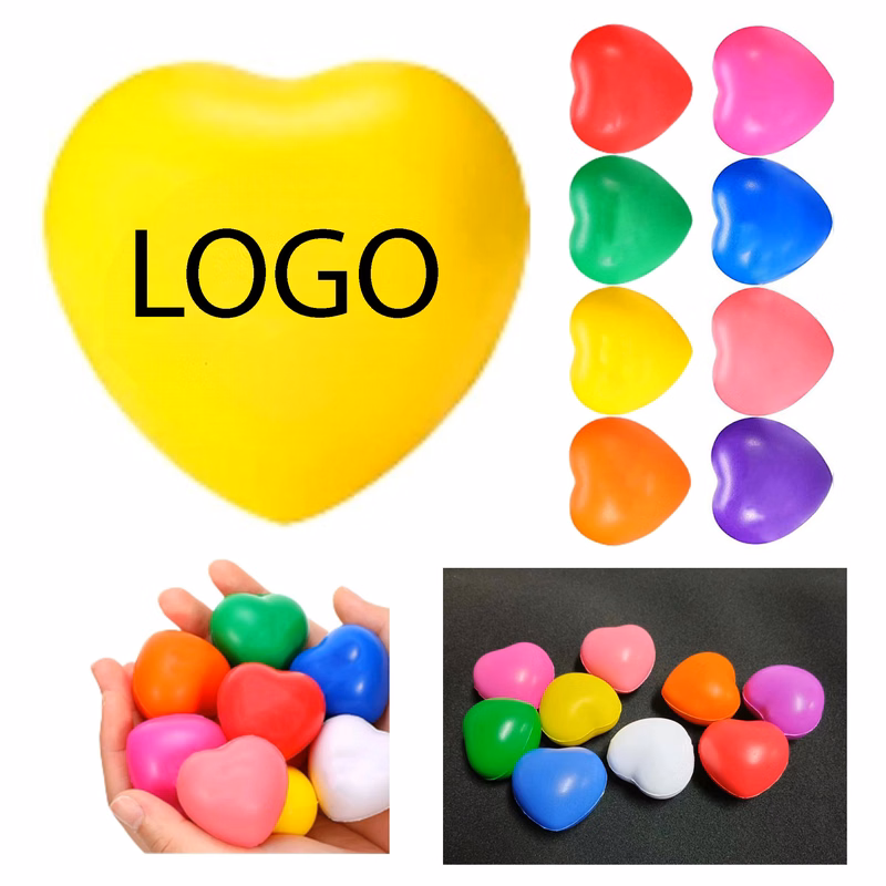 Custom Heart-Shaped Stress Ball