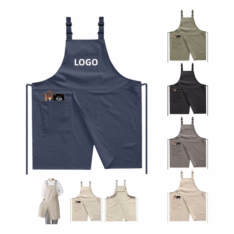 Adjustable Large Pocket Cooking Apron