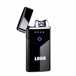 Sleek Electric Arc Lighter With Flip Up Cap And USB Charger