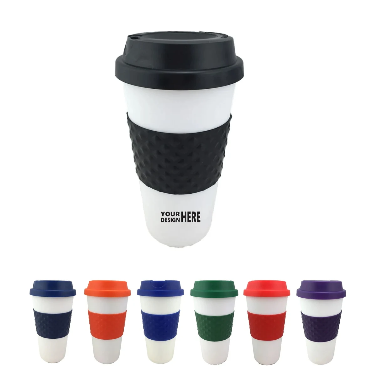 16Oz Double-wall Plastic Coffee Cup 1