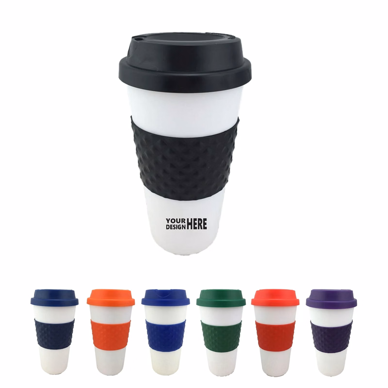 16Oz Double-wall Plastic Coffee Cup