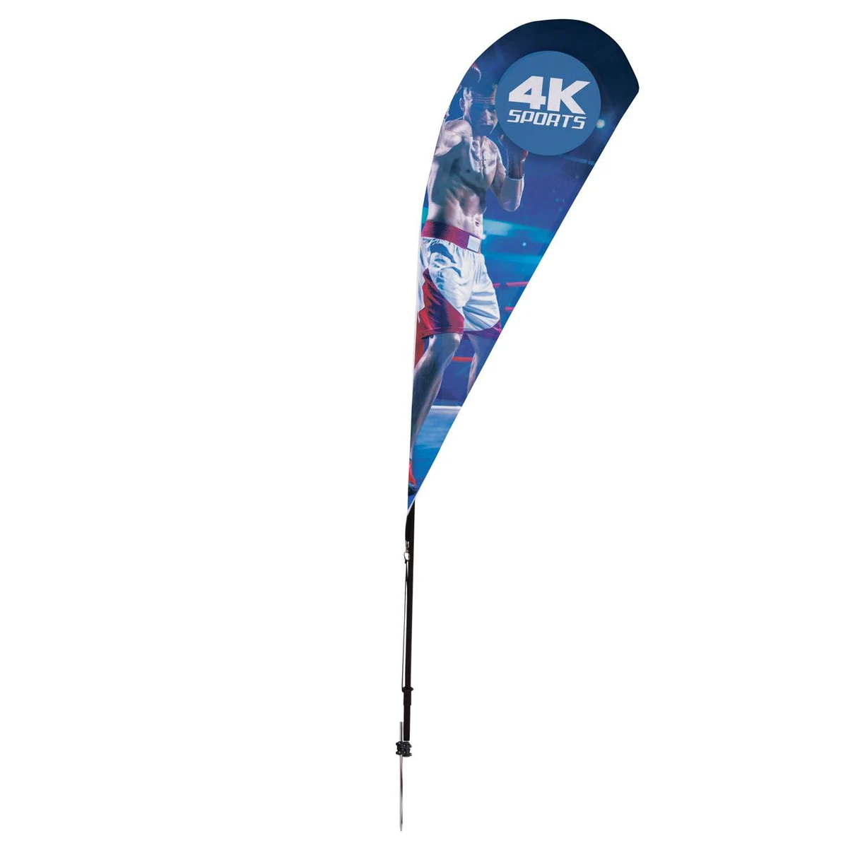 6' Streamline Teardrop Sail Sign Kit (Single-Sided with Ground Spike) 1