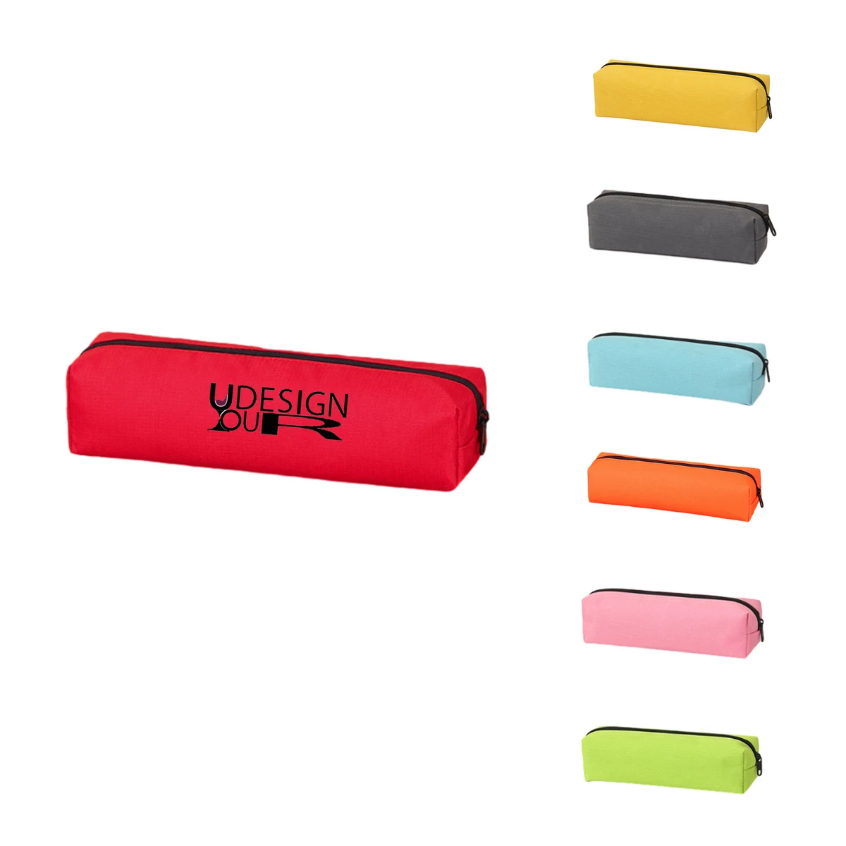 Portable Oxford Zipper Pen Case With Large Logo Area 1