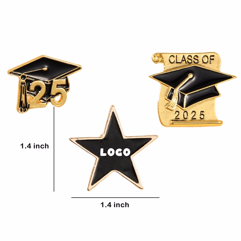 Class of 2025 Graduation Hard Enamel Pins