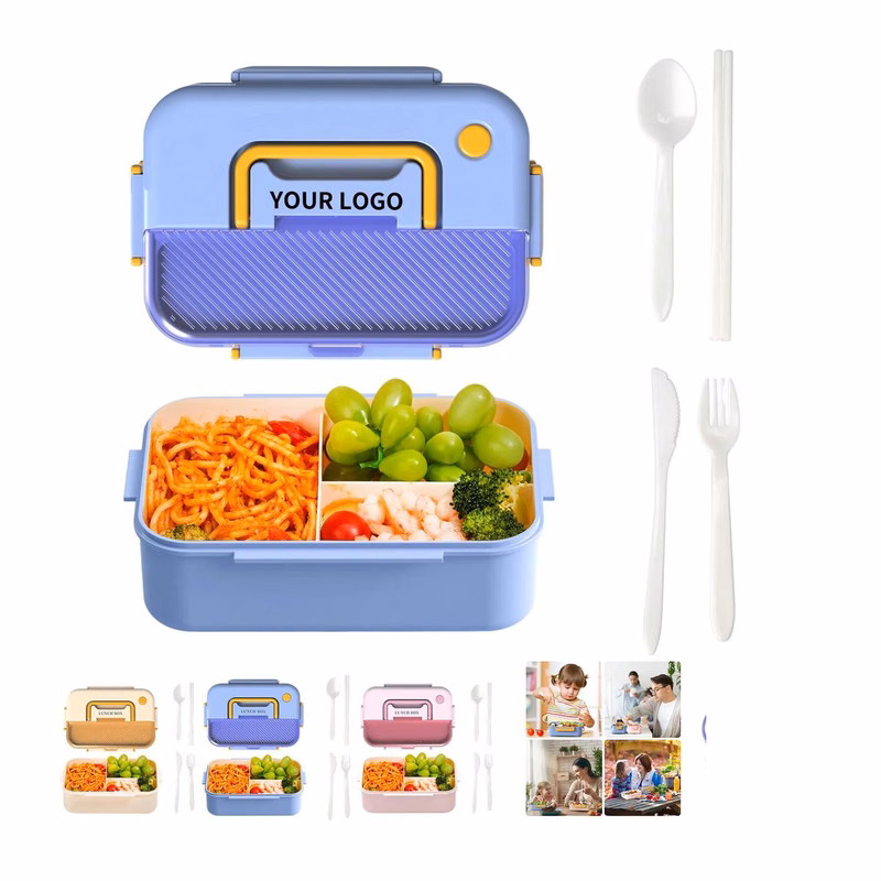 Plastic Lunch Box with 9 Inch Size and Portion Control