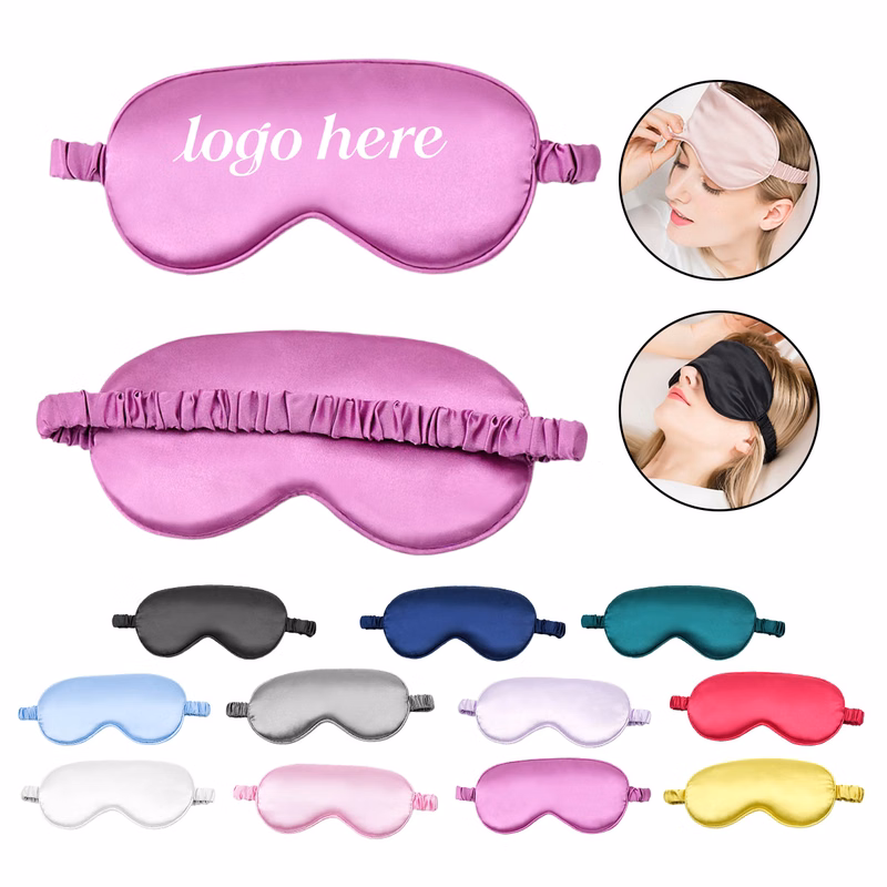 Faux Silk Light-blocking Sleep Eye Mask