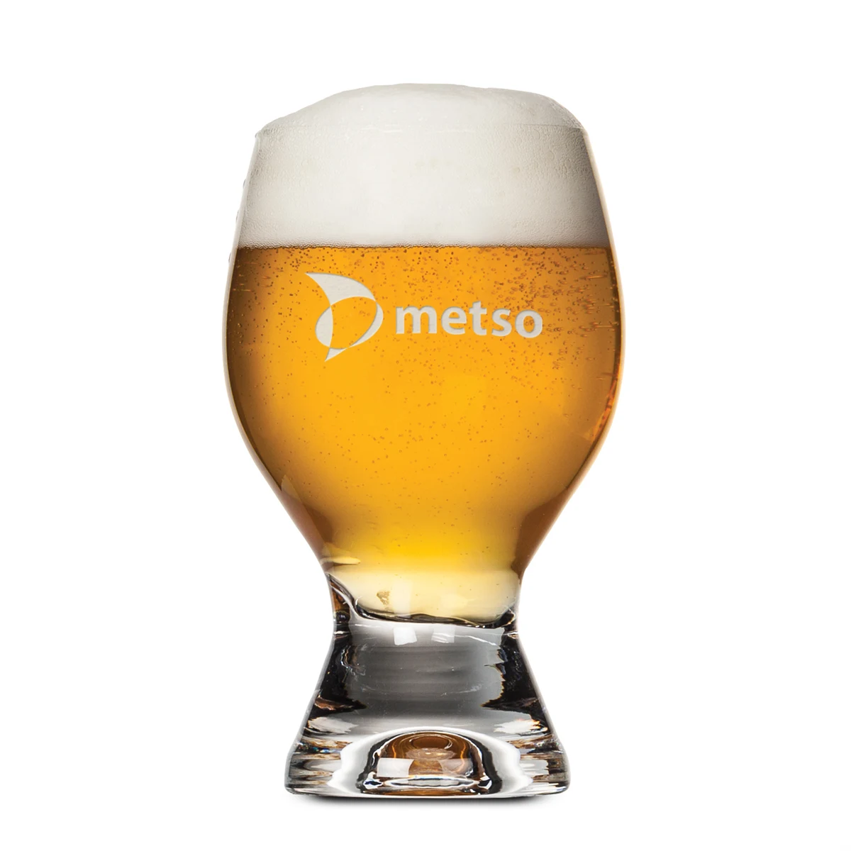 Octavia Beer Glass - Deep Etch 1