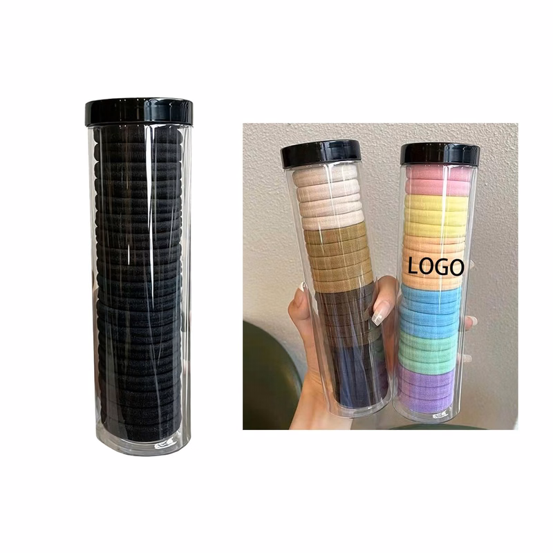 No Damage Ponytail Holders in Cylinder Pack