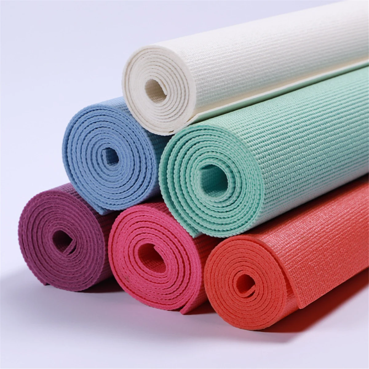 PVC Yoga Mat with Carrying Strap 1