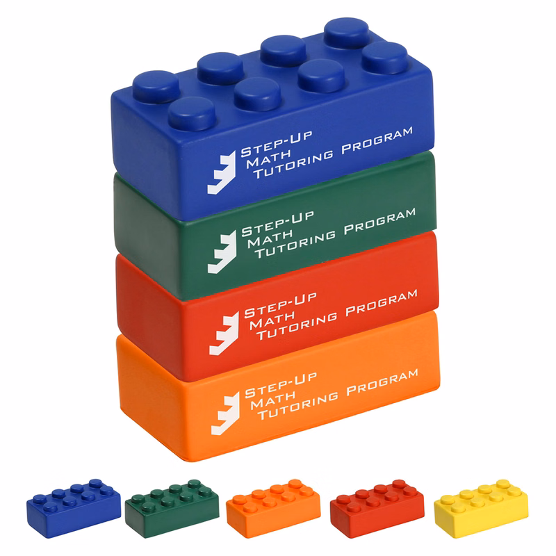 Building Block 4 Piece Set Stress Reliever