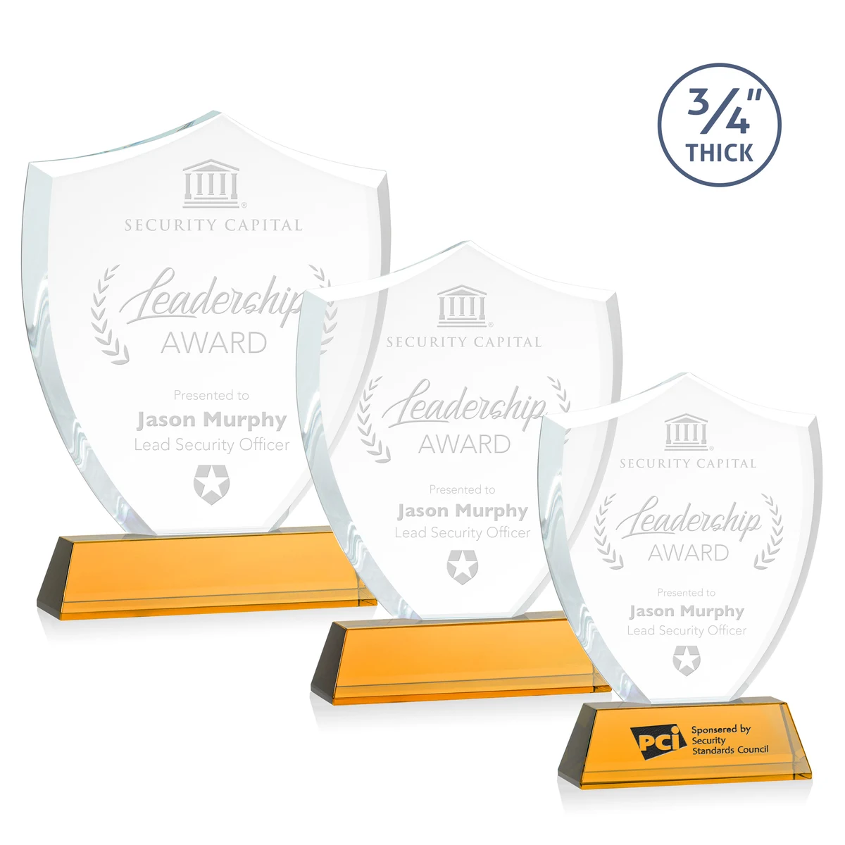 Scudo Shield Award on Newhaven - Amber 1