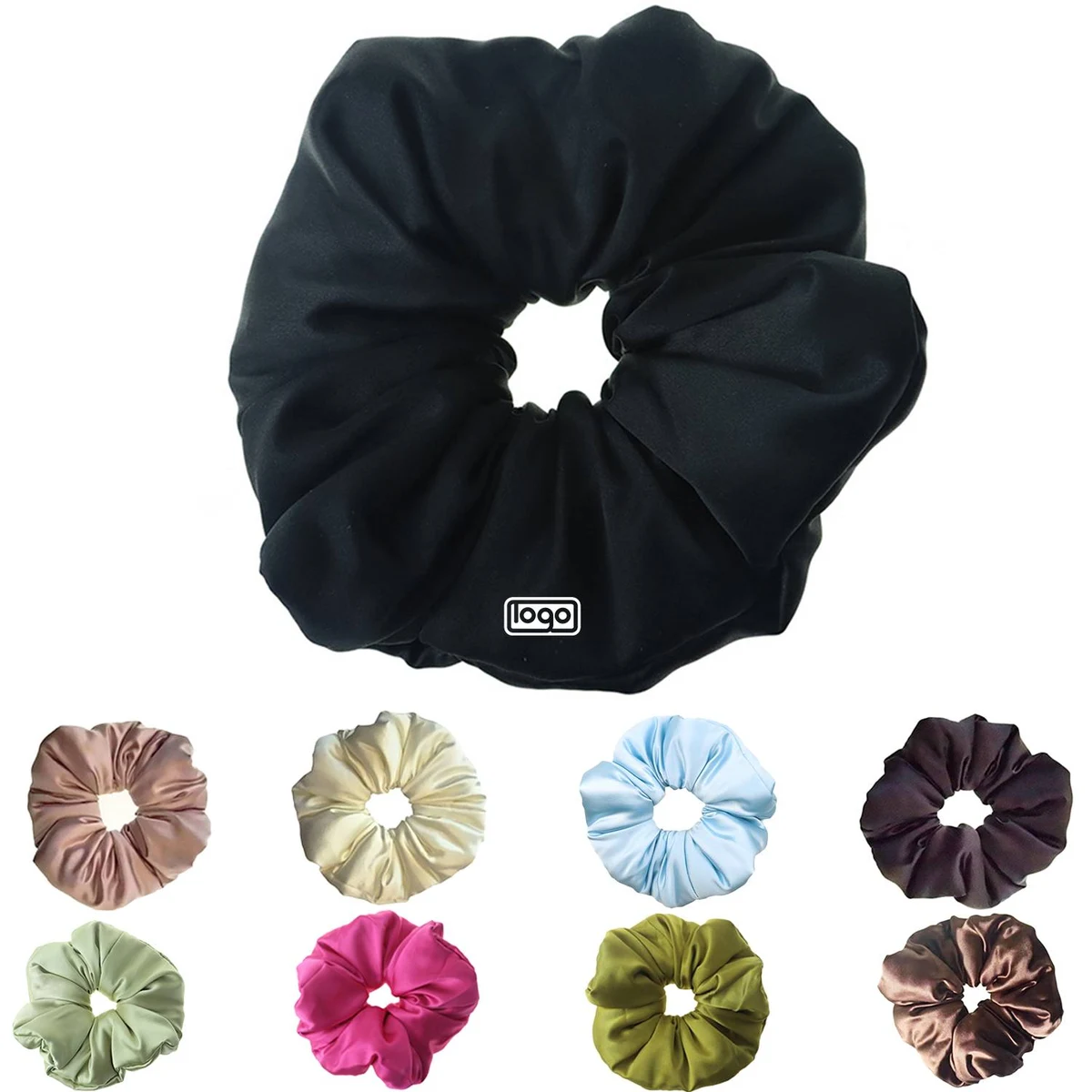 Silk Satin Scrunchie 1