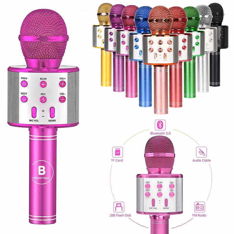 Wireless Bluetooth Karaoke  Handheld Microphone