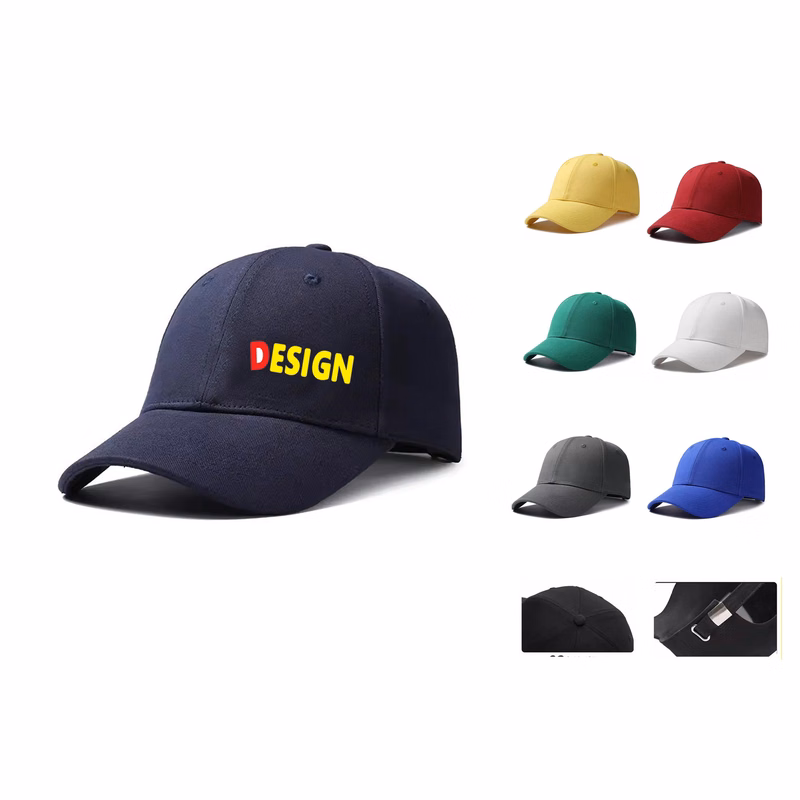 6 Panels Cotton Baseball Cap